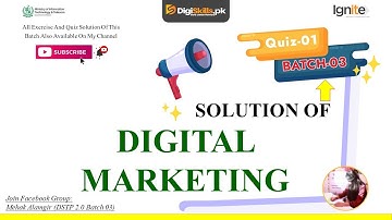 DSTP 2.0 Batch 03 Digital Marketing Quiz 1 Solution 2022 | digital marketing quiz 1