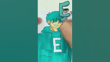 Drawing Alphabet Lore Human (Muscular Mode) / Humanized Alphabet Lore/ABCDEFGH #alphabetlore#drawing