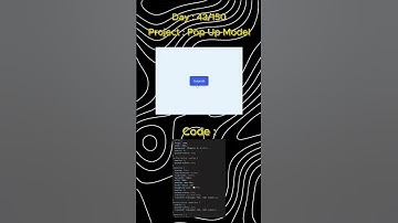 How to Create a Responsive Popup Modal with CSS and JavaScript#popup #modal #javascript