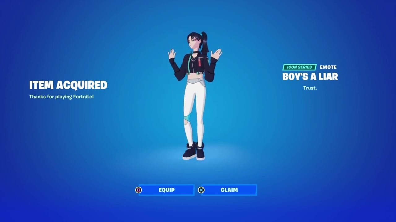 FORTNITE BOYS A LIAR EMOTE (ICE SPICE)