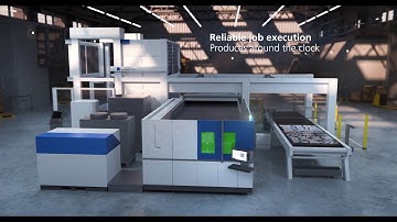 • TRUMPF Laser cutting: TruLaser 3030 fiber – High-performance production cell