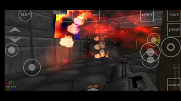 Brutal Doom V21 Freedoom Phase 2 map 1 Full gameplay