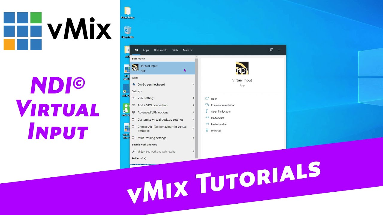 vmix virtual input