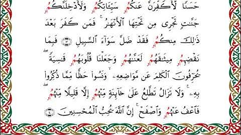 سورة المائدة  برواية البزي عن ابن كثير ـ الشيخ أحمد ديبان