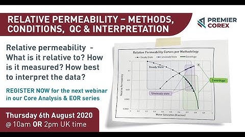 Premier Corex: Relative Permeability