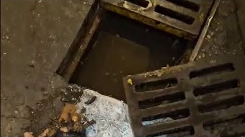 unclogging loading dock drain. how it
