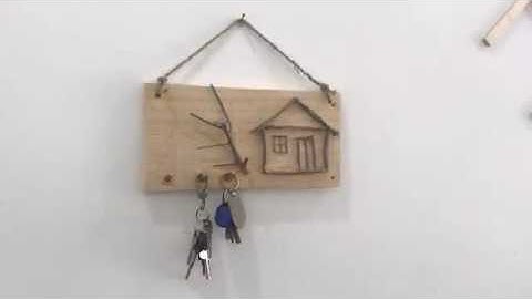 Handmade cách làm móc treo chìa khoá .