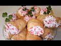 Слоеные трубочки закусочные. Отличная холодная закуска.Puff tubs snack bars. Great cold appetizer.