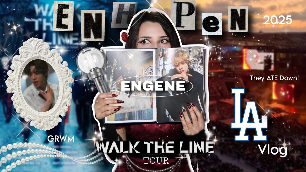 ENHYPEN 2025 LA CONCERT VLOG.⊹˖ᯓ★(proof that you don't have to be VIP to have fun!)