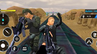 Mission Counter Attack Train Robbery Shooting Game Android Gameplay #3 screenshot 3