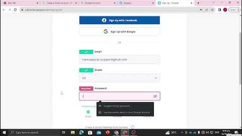 Quipper Account Creation