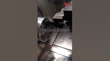 Tooling Design I Face Grooving l Grooving Tool l External Face Grooving l #satisfying #cnctooling
