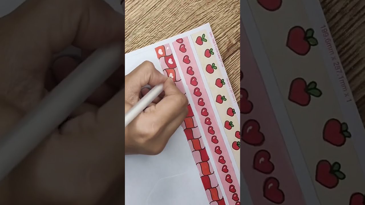 DIY Washi Tape Tapes Alcohol Markers Using Sticker Sheet