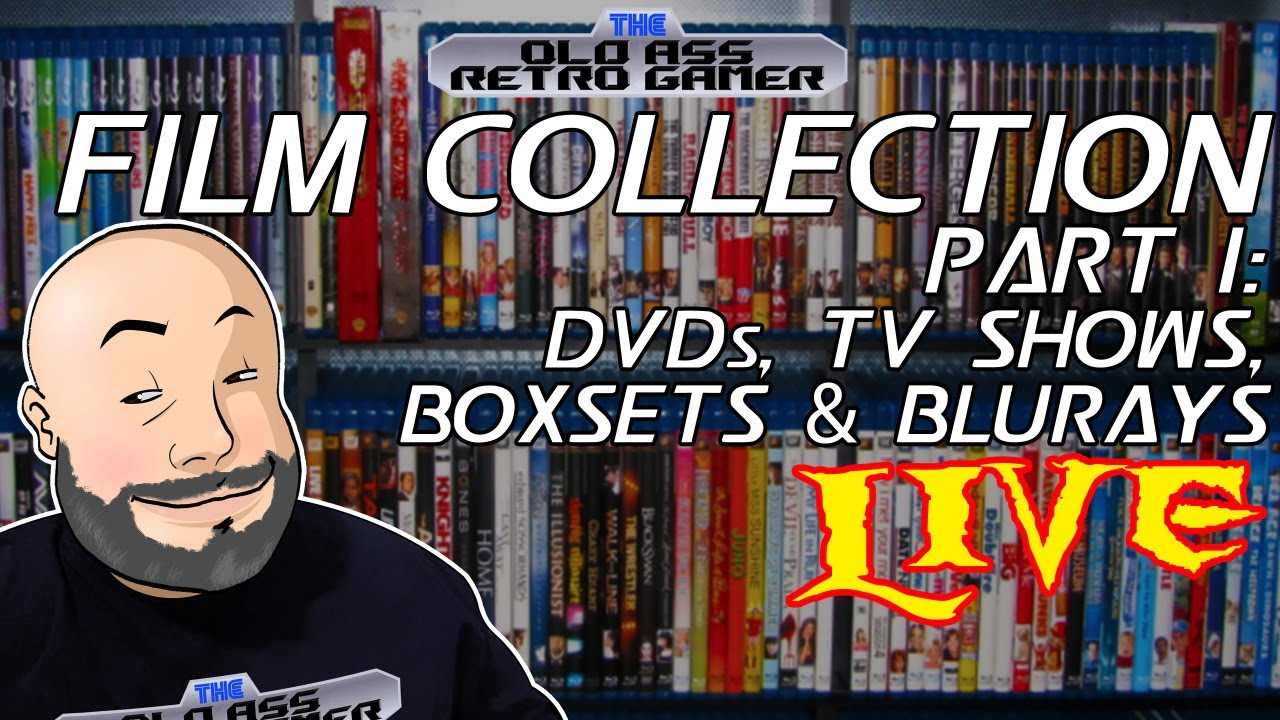 Film Collection Part 1 Dvds Tv Shows Boxsets Blurays Live The Old Ass Retro Gamer Youtube