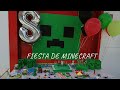 Cumpleaños temáticos MINECRAFT - IDEAS como decorar un cumpleaños de 8 años