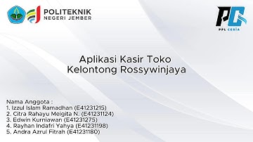 Demo Aplikasi Kasir Toko Kelontong Rossywinjaya - PPL CERIA (Kelompok 4 Golongan C)