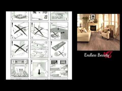 Endless Beauty Laminate Flooring Instructions Run Through Youtube