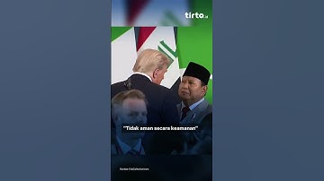 Mikrofon Masih Menyala, Perbincangan Empat Mata Prabowo & Trump Bocor