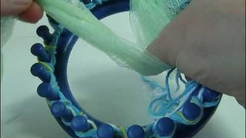 Loom Knit Bath Scrubby Part 3.wmv