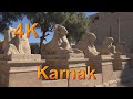 Karnak Tempel bei Luxor mit Light Show bei Ägypten Nilkreuzfahrt in 4K Ultra HD