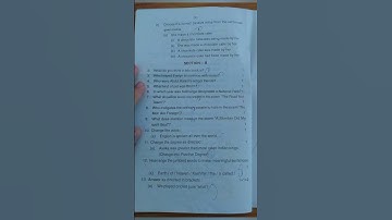 Class 9 annual English question paper 2024 Seba board Assam