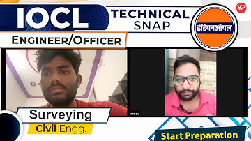 Surveying Technical Snap for IOCL Interview |Civil Engg.|Start Interview & GD|GT Preparation