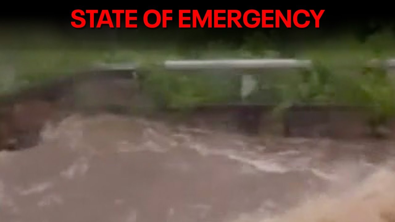 Flash flooding prompts state of emergency in New Jersey - YouTube