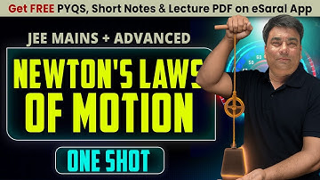 Newton’s Laws of Motion in One Shot : All Concepts & PYQs Covered | JEE Main & Advanced | eSaral