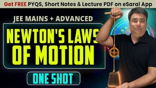 Newton’s Laws of Motion in One Shot : All Concepts & PYQs Covered | JEE Main & Advanced | eSaral