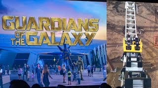 Guardians of the Galaxy Roller Coaster SNEAK PEEK Walt Disney World Epcot IAAPA 2018
