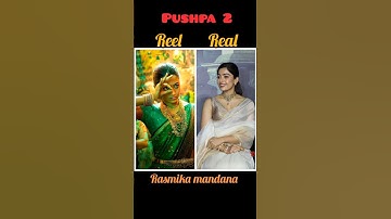 Pushpa 2 reel vs real cast with name!#shorts #pushpa2 #alluarjunstatus #reels#movie#reallife#rasmika