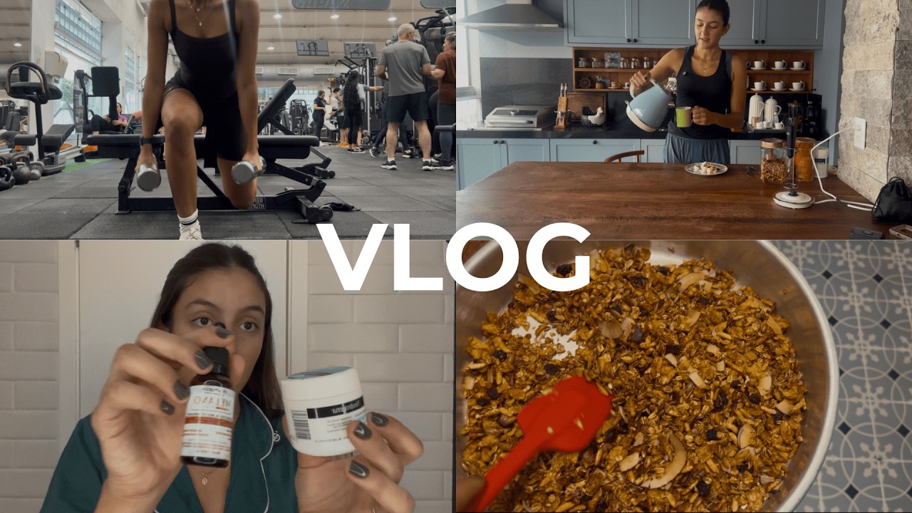 VLOG | uma semana comigo: rotina, reflexões e receita de granola caseira ;)