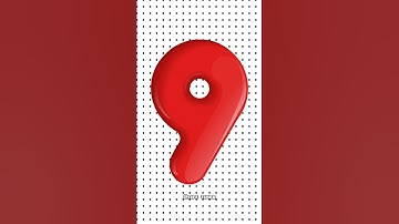 #shorts The Red 9 to 0 Countdown with Voice #10seconds #timer