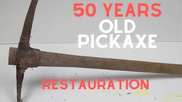 Rusted old ⛏Pickaxe⛏ Satisfying Restoration - Restoration Video