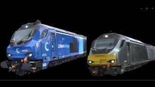 Just Class 68's at Hatton With A 'New Blue Bonus':