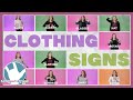 Clothing and Retail Signs in ASL | Profession Series