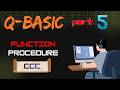 QBasic program to check prime of composite using FUNCTION procedure. #codecoffeecircuit #qbasic #fyp
