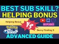 Helping bonus advanced guide  best sub skill pokemonsleep