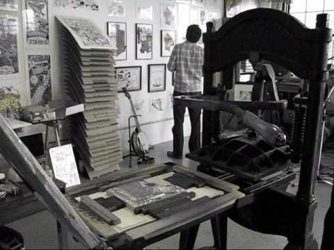 Pollock Prints Open Studio 9/6/08