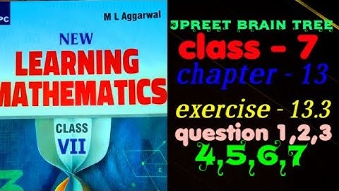 class 7 #mlaggarwal chapter 13 #perimeterandarea #basic exercise 13.3 question 1,2,3,4,5,6,7 #maths
