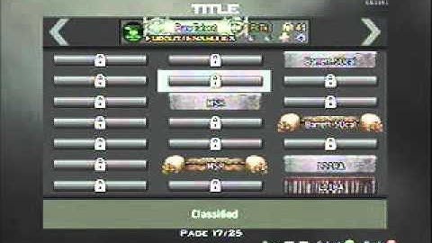 COD MW3 TITLES AND EMBLEMS