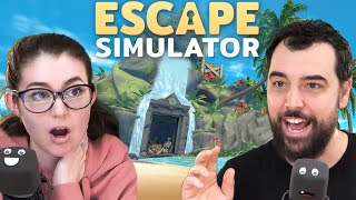 Husband & Wife Test Teamwork in Escape Simulator by Evan and Katelyn Gaming Uncut 76,683 views 5 months ago 2 hours, 17 minutes