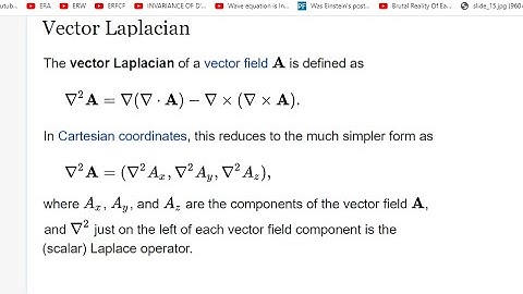 NERD BRIEF:  Correcting and Clarifying My Confusions over Scalar vs. Vector Laplacians