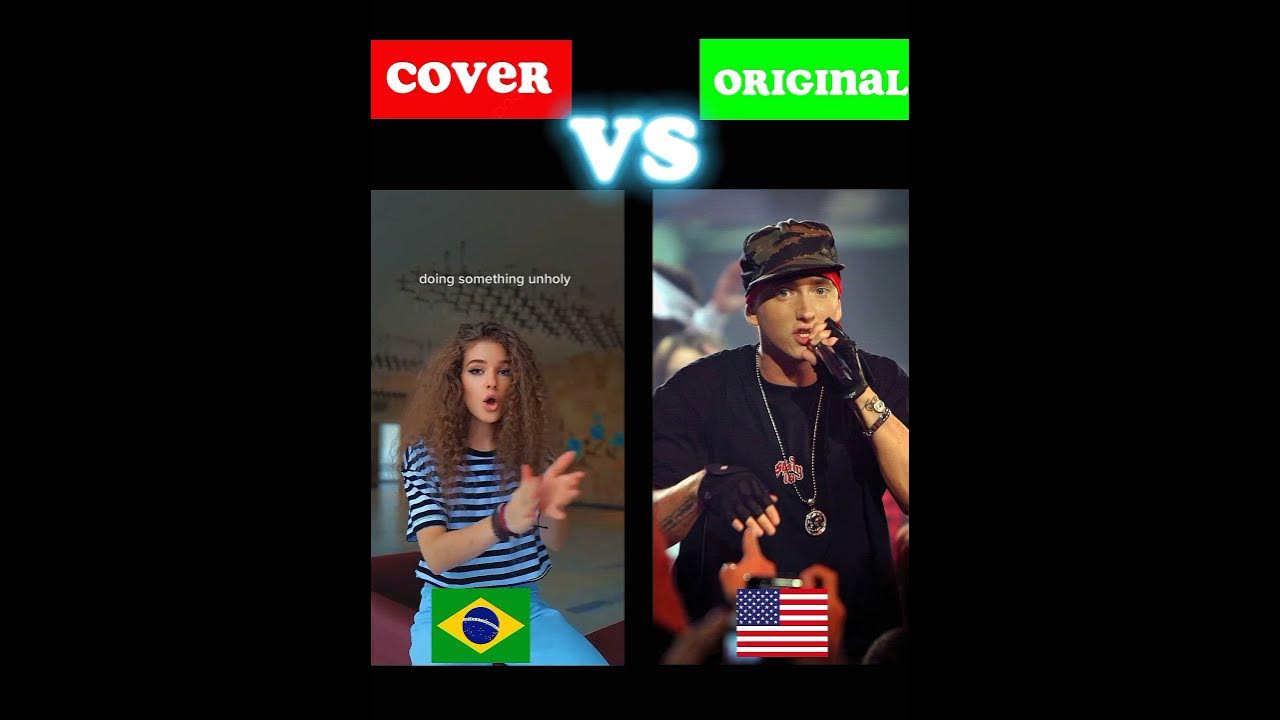 cover VS original ( Eminem MOCKINGBIRD ) #shorts