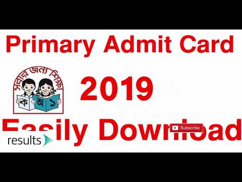 Primary School Teacher Exam Date and Admit Card  dpe teletalk com bd