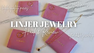 LINJER REVIEW | affordable gold jewelry haul, high quality, gold vermeil, best dainty rings and more by Cleo Natalie 282 views 2 months ago 11 minutes, 1 second