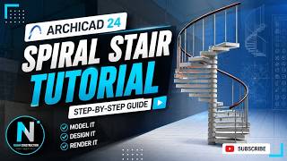 The Easiest Way to Model Spiral Stairs in Archicad