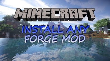 Minecraft Tutorial - HOW TO INSTALL ANY FORGE MOD 1.7.10