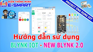 Hướng dẫn sử dụng blynk iot - new blynk 2.0 - node mcu esp8266 - điều khiển thiết bị qua internet