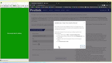 Activating Your Software from Prolink